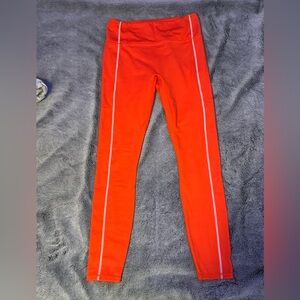 Fabletics Vibrant Red/Orange Leggings